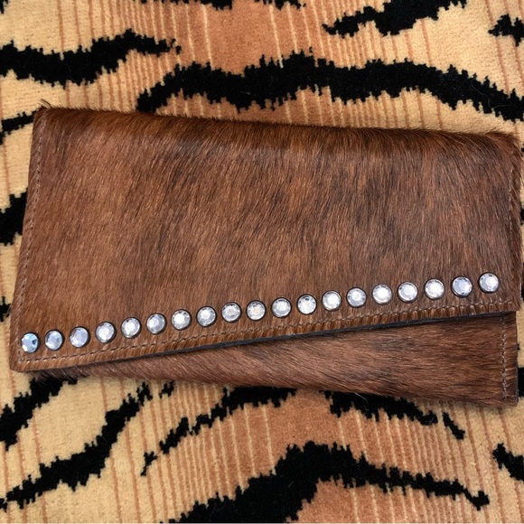 Handbags - Cow Girl Pouch w/ Crystals